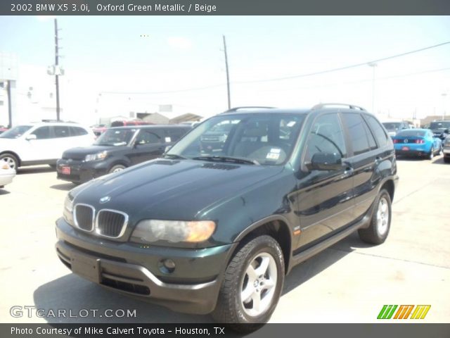 2002 BMW X5 3.0i in Oxford Green Metallic