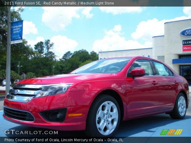 2011 Ford Fusion SE in Red Candy Metallic