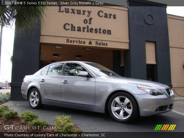 2007 BMW 5 Series 530i Sedan in Silver Grey Metallic