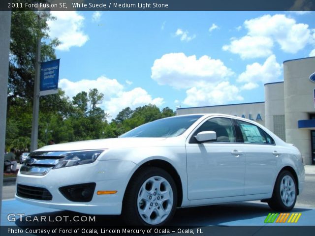 2011 Ford Fusion SE in White Suede