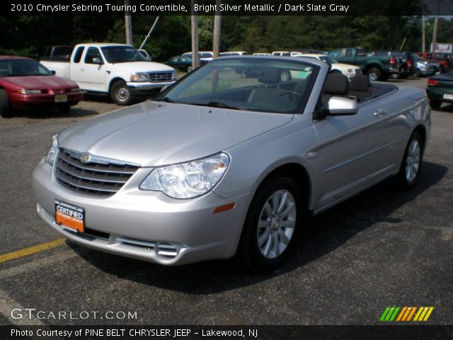 2010 Chrysler Sebring Touring Convertible in Bright Silver Metallic