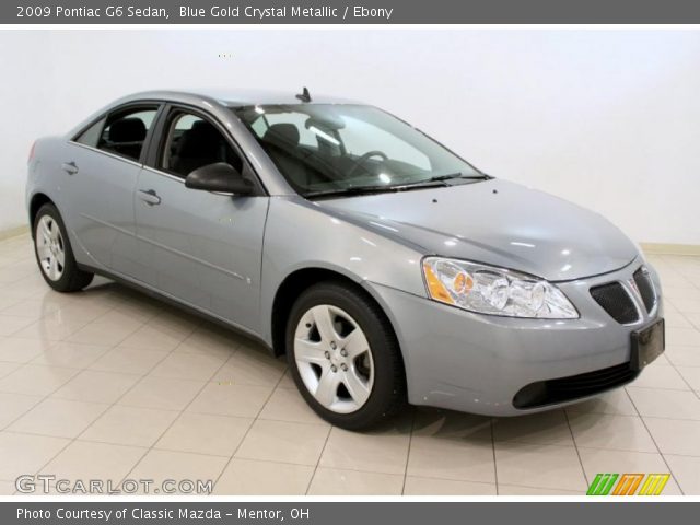 2009 Pontiac G6 Sedan in Blue Gold Crystal Metallic