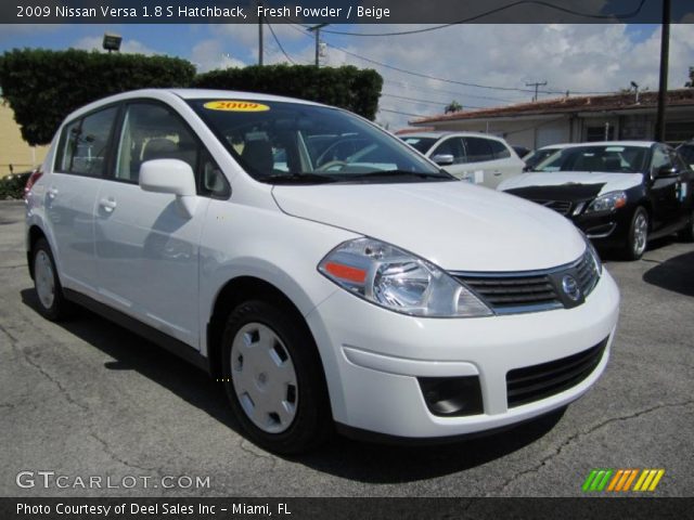 2009 Nissan Versa 1.8 S Hatchback in Fresh Powder