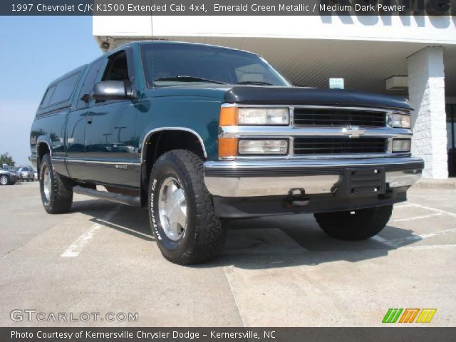 1997 Chevrolet C/K K1500 Extended Cab 4x4 in Emerald Green Metallic