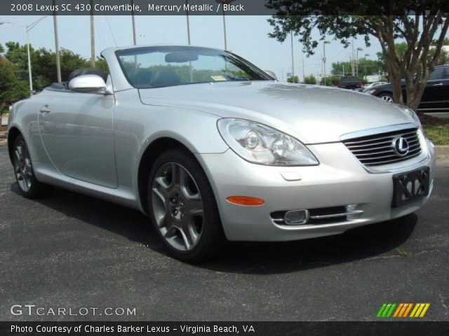 2008 Lexus SC 430 Convertible in Mercury Metallic