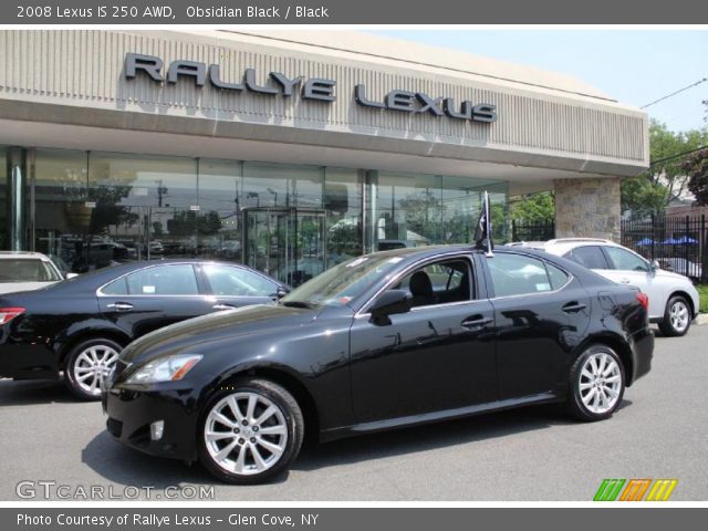 2008 Lexus IS 250 AWD in Obsidian Black
