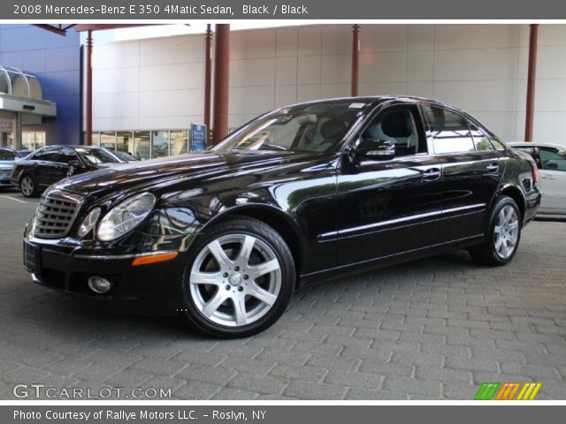 2008 Mercedes-Benz E 350 4Matic Sedan in Black