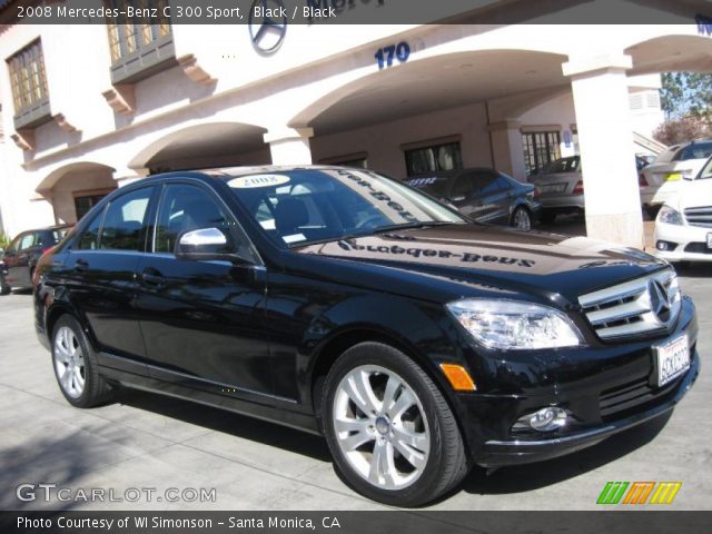 2008 Mercedes-Benz C 300 Sport in Black