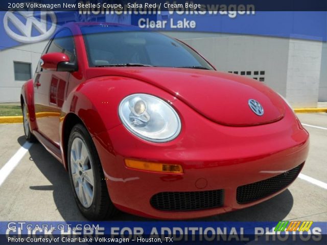 2008 Volkswagen New Beetle S Coupe in Salsa Red