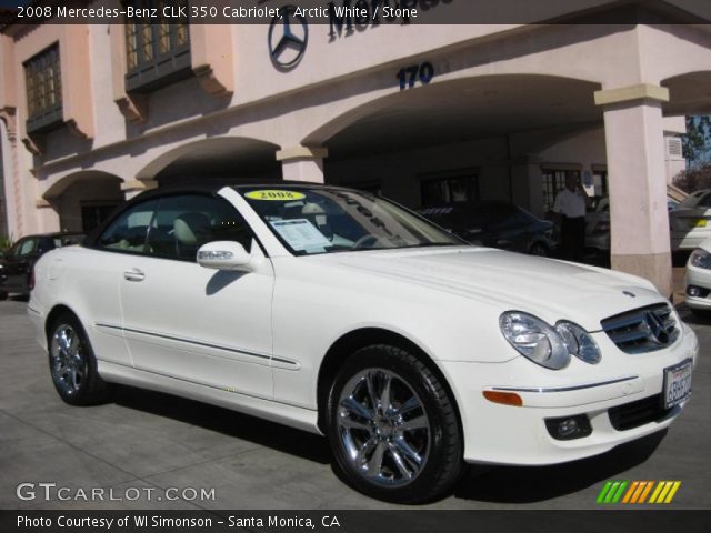 2008 Mercedes-Benz CLK 350 Cabriolet in Arctic White