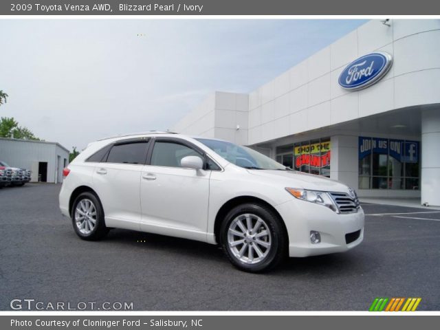 2009 Toyota Venza AWD in Blizzard Pearl