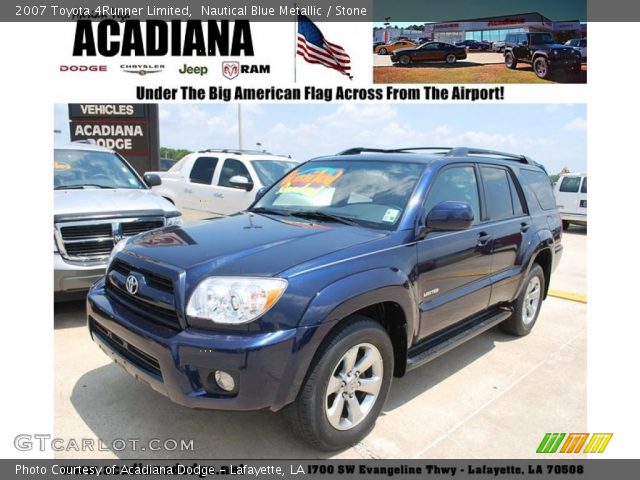 2007 Toyota 4Runner Limited in Nautical Blue Metallic