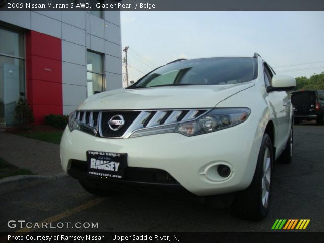 2009 Nissan Murano S AWD in Glacier Pearl