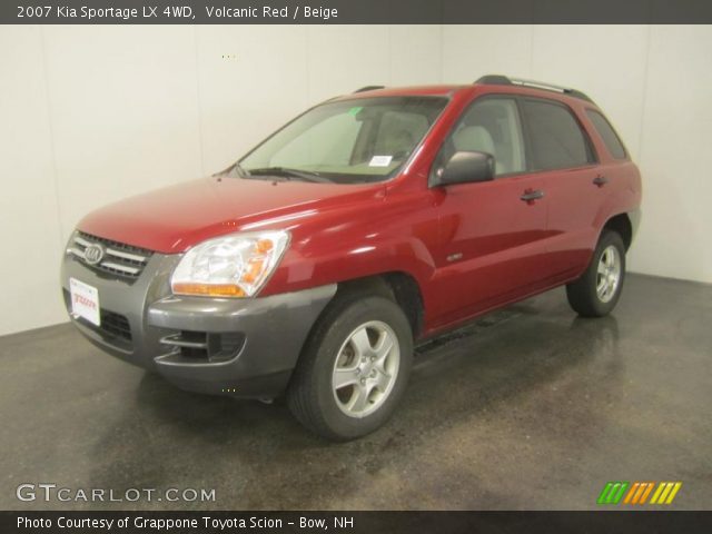 2007 Kia Sportage LX 4WD in Volcanic Red