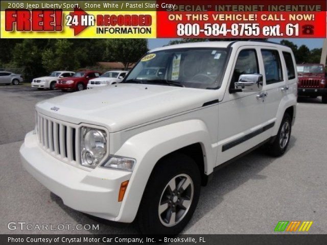 2008 Jeep Liberty Sport in Stone White