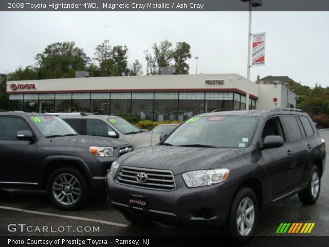 2008 Toyota Highlander 4WD in Magnetic Gray Metallic