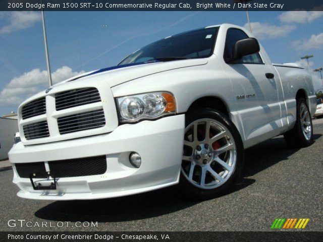 2005 Dodge Ram 1500 SRT-10 Commemorative Regular Cab in Bright White