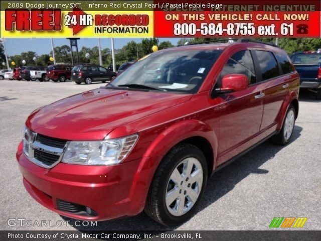 2009 Dodge Journey SXT in Inferno Red Crystal Pearl