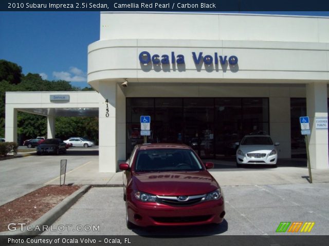 2010 Subaru Impreza 2.5i Sedan in Camellia Red Pearl