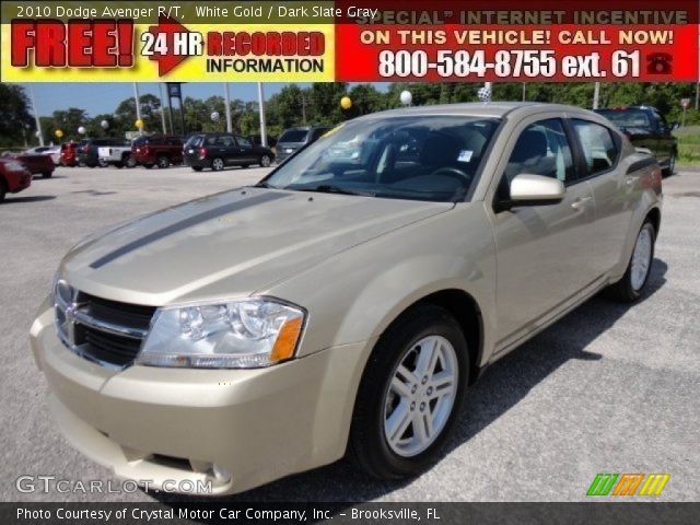 2010 Dodge Avenger R/T in White Gold