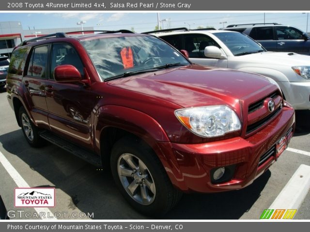 2008 Toyota 4Runner Limited 4x4 in Salsa Red Pearl