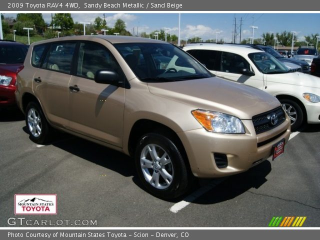 2009 Toyota RAV4 4WD in Sandy Beach Metallic