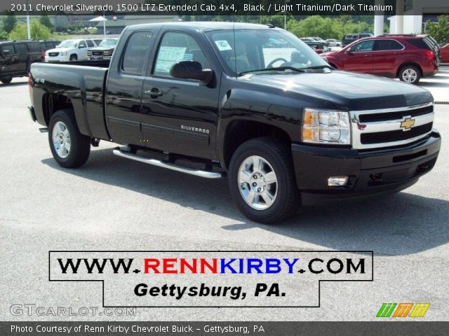 2011 Chevrolet Silverado 1500 LTZ Extended Cab 4x4 in Black