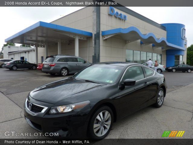 2008 Honda Accord EX-L Coupe in Nighthawk Black Pearl