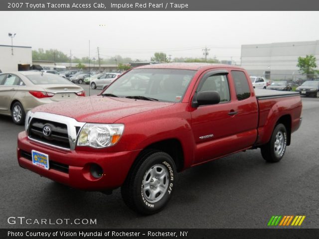 2007 Toyota Tacoma Access Cab in Impulse Red Pearl