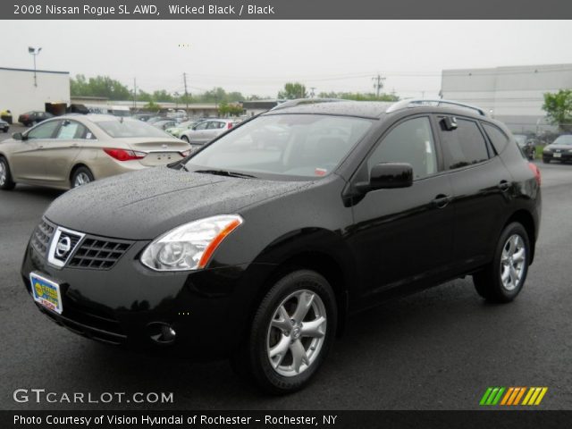 2008 Nissan Rogue SL AWD in Wicked Black