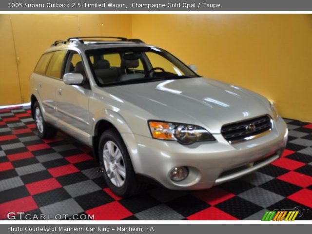 2005 Subaru Outback 2.5i Limited Wagon in Champagne Gold Opal