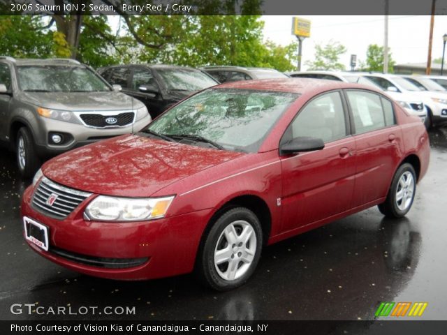 2006 Saturn ION 2 Sedan in Berry Red