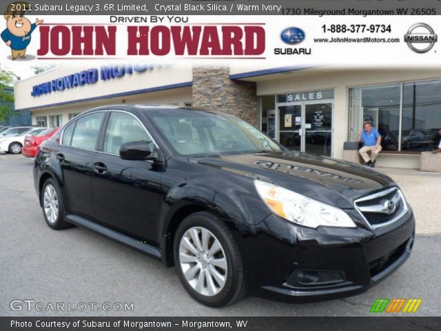 2011 Subaru Legacy 3.6R Limited in Crystal Black Silica