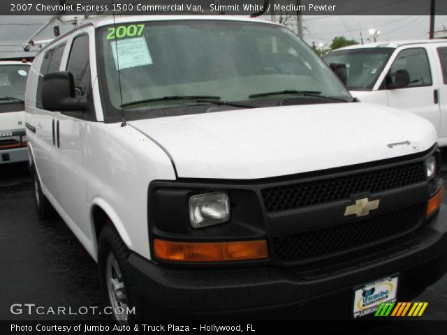 2007 Chevrolet Express 1500 Commercial Van in Summit White