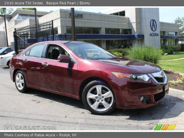 2010 Acura TSX Sedan in Basque Red Pearl