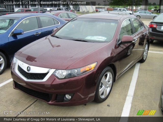 2010 Acura TSX Sedan in Basque Red Pearl