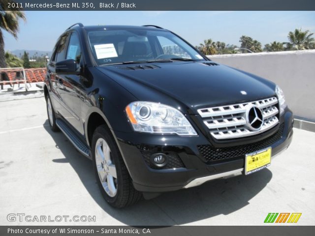 2011 Mercedes-Benz ML 350 in Black