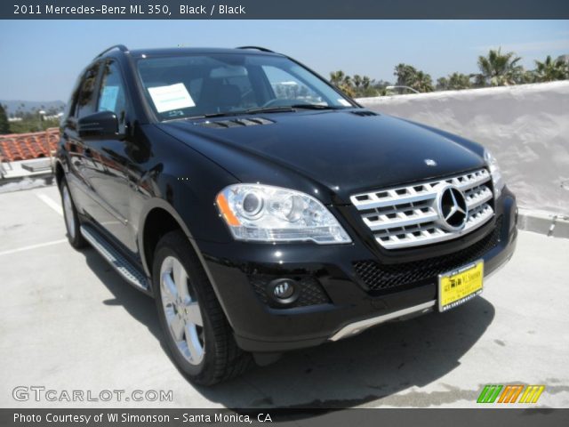 2011 Mercedes-Benz ML 350 in Black