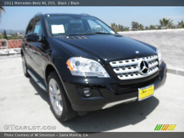 2011 Mercedes-Benz ML 350 in Black