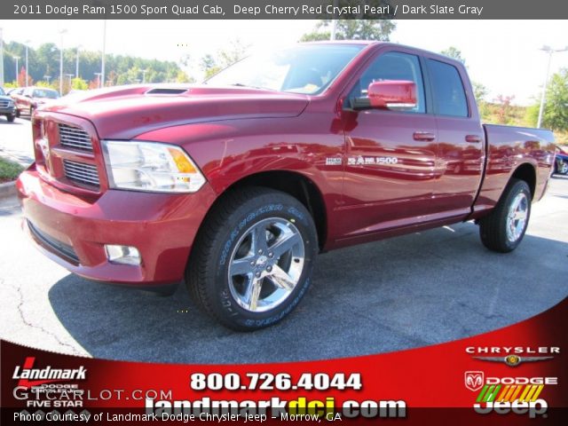 2011 Dodge Ram 1500 Sport Quad Cab in Deep Cherry Red Crystal Pearl