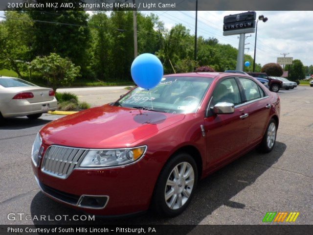 2010 Lincoln MKZ AWD in Sangria Red Metallic