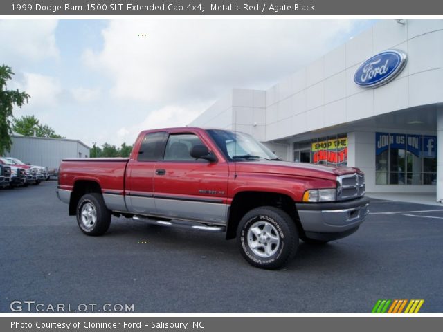 1999 Dodge Ram 1500 SLT Extended Cab 4x4 in Metallic Red