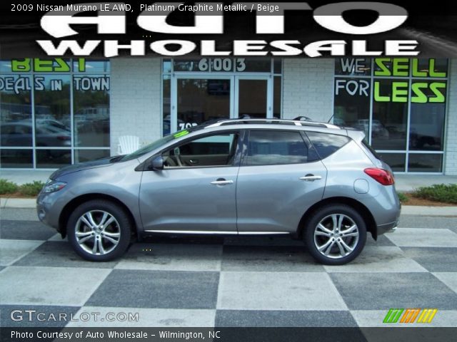 2009 Nissan Murano LE AWD in Platinum Graphite Metallic