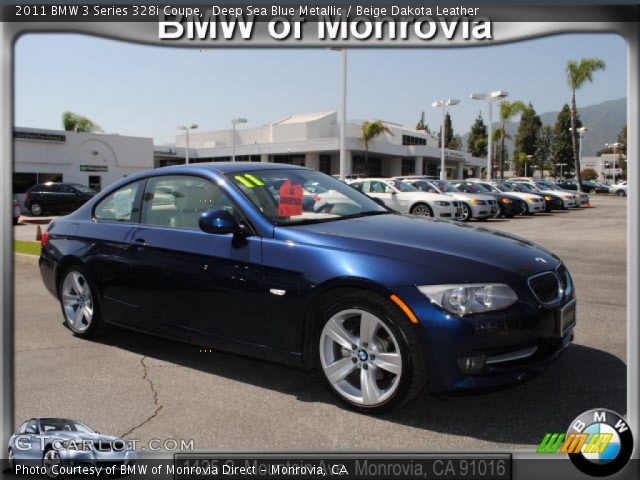 2011 BMW 3 Series 328i Coupe in Deep Sea Blue Metallic