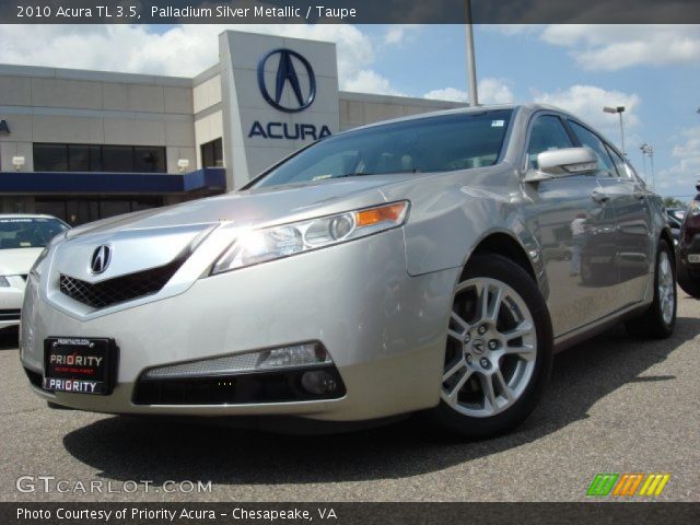2010 Acura TL 3.5 in Palladium Silver Metallic
