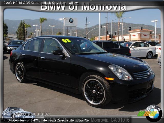 2003 Infiniti G 35 Sedan in Black Obsidian