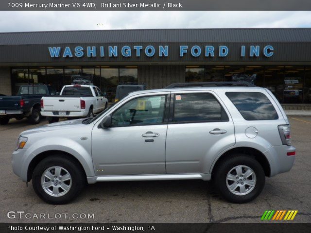 2009 Mercury Mariner V6 4WD in Brilliant Silver Metallic