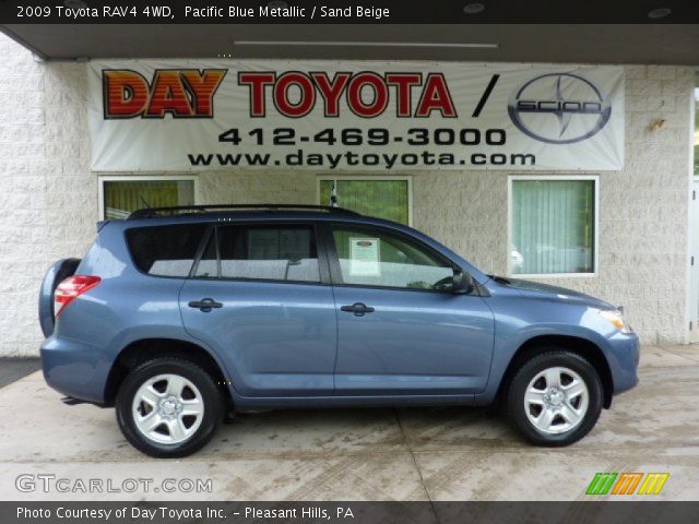 2009 Toyota RAV4 4WD in Pacific Blue Metallic