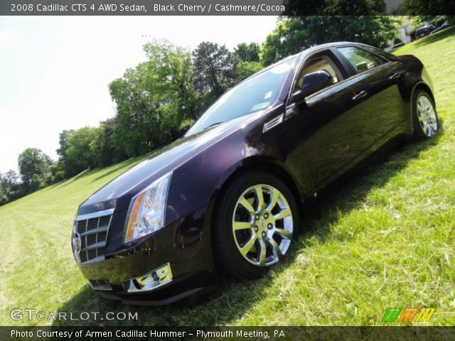 2008 Cadillac CTS 4 AWD Sedan in Black Cherry