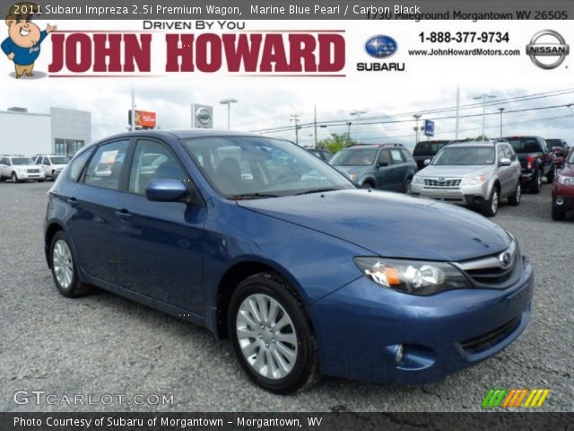 2011 Subaru Impreza 2.5i Premium Wagon in Marine Blue Pearl